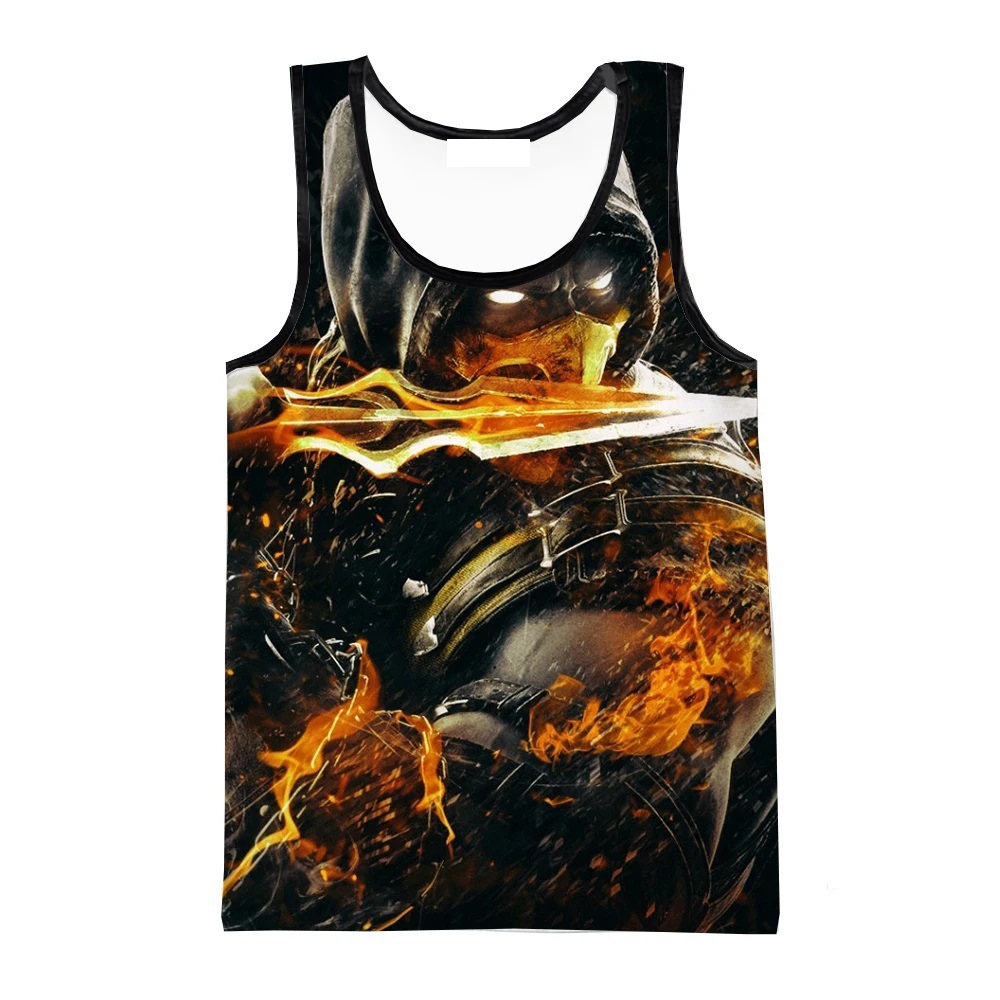 Summer Games Clothing - Mortal Kombat Gioco 3D Stampa Canotte