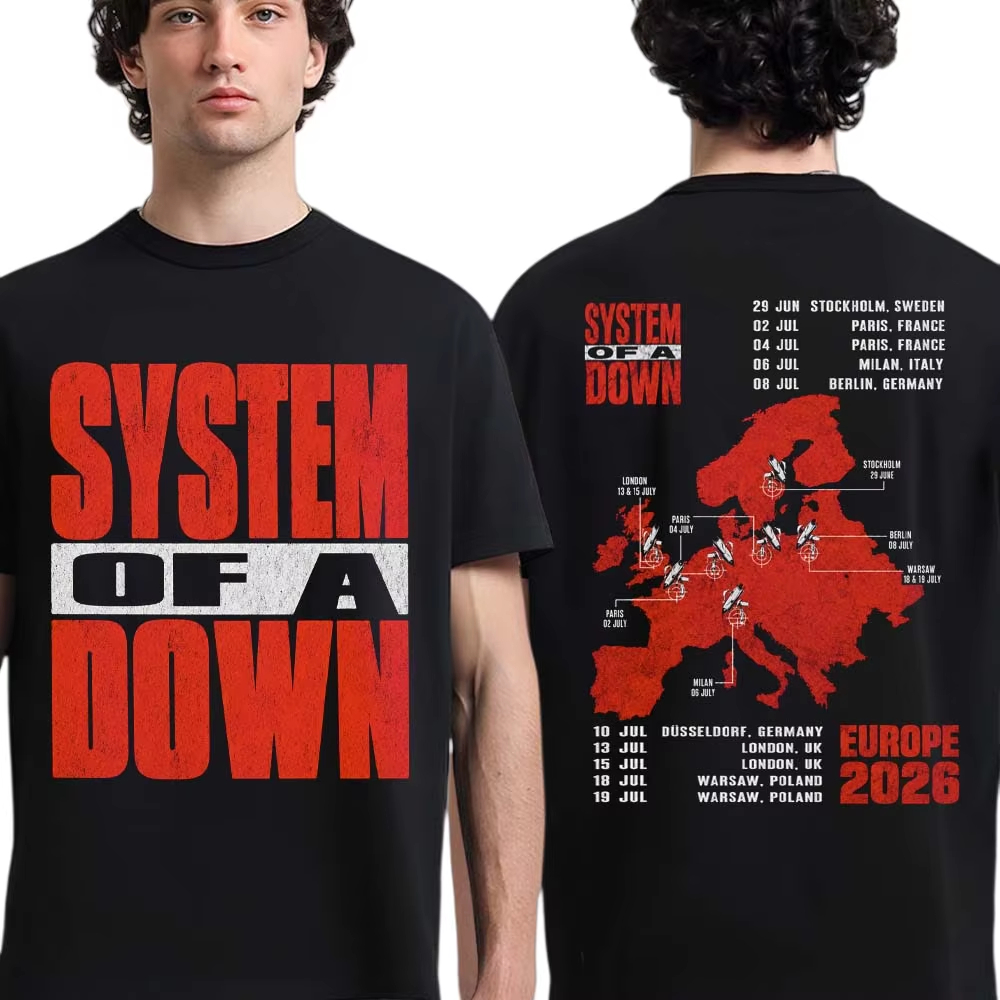 Summer Clothing Uk Men - T-shirt System of A Down EU