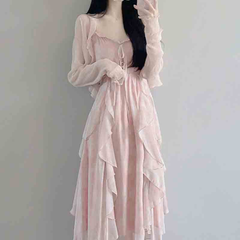 Summer Clothing For Girls - Primavera autunno New Sweet Girls Strap