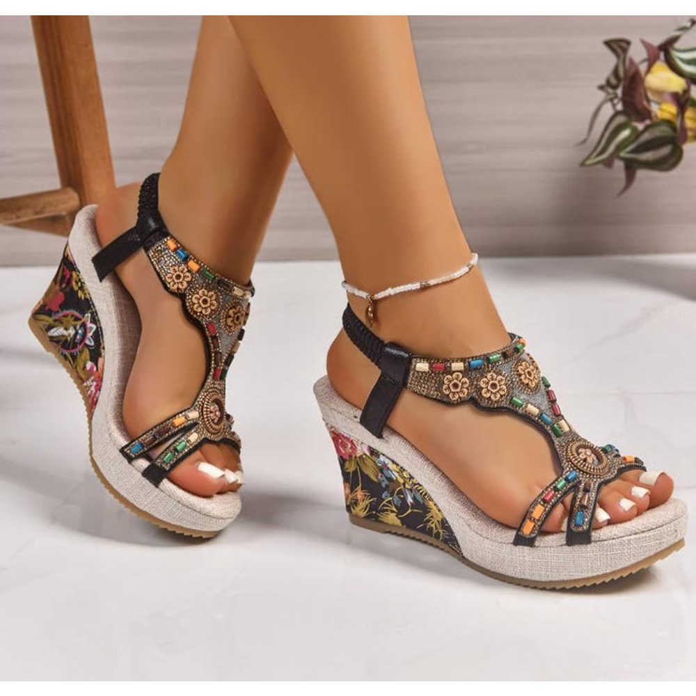 Summer Clothing Petite - Sandali Donna Estivi in Pelle con