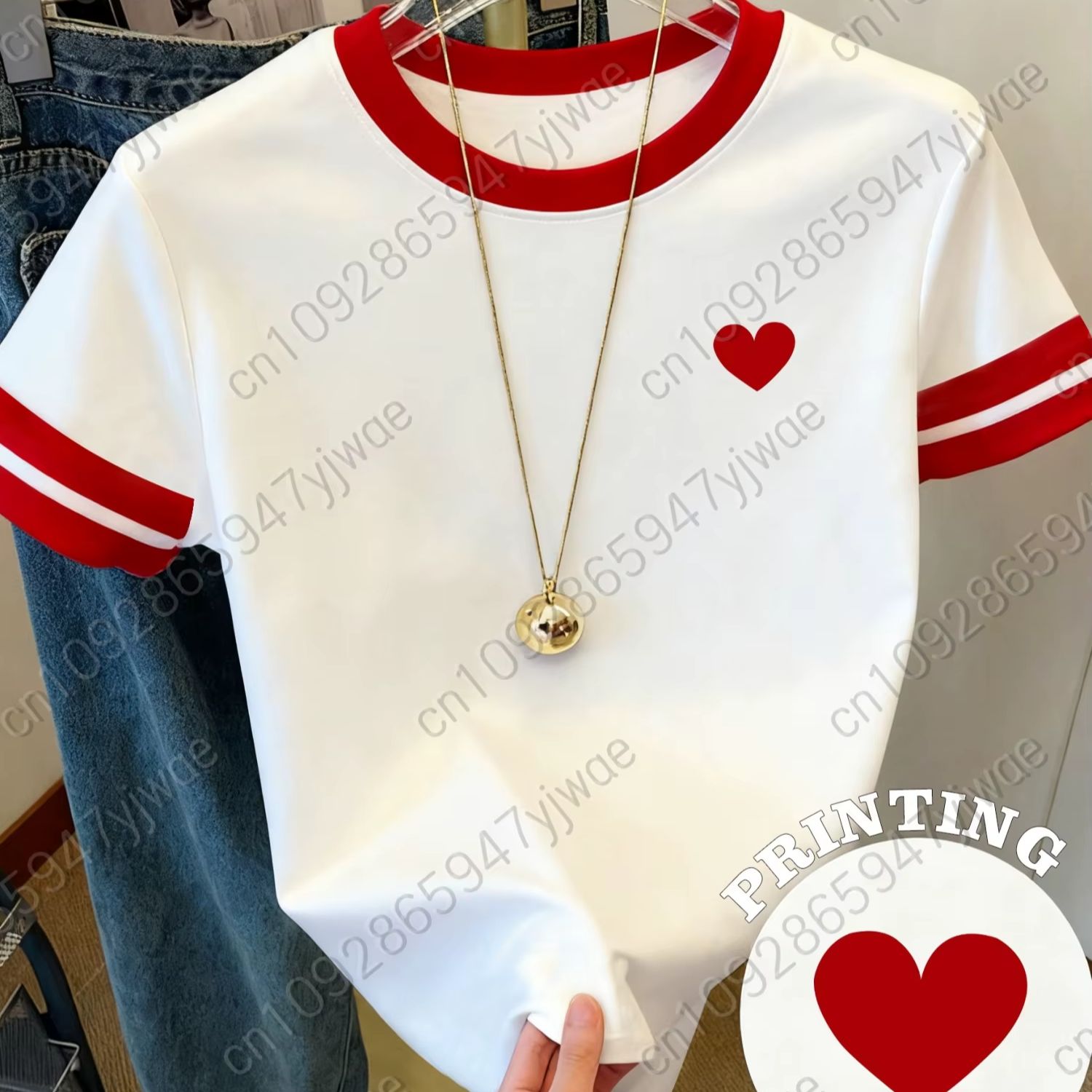 Summer Edition Clothing - T-shirt da donna a maniche corte
