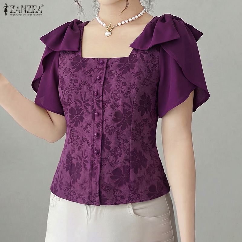 Summer De Clothing - ZANZEA Camicette eleganti da donna in