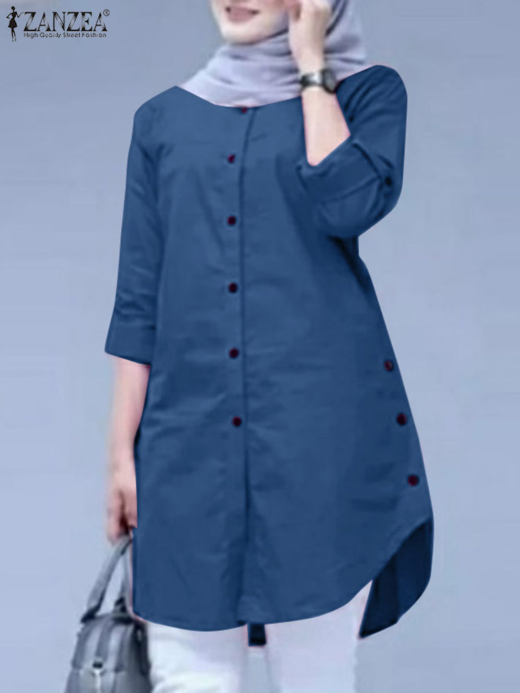 Summer Clothing Hijab - Camicia Primaverile ZANZEA 2026, Moda Donna,