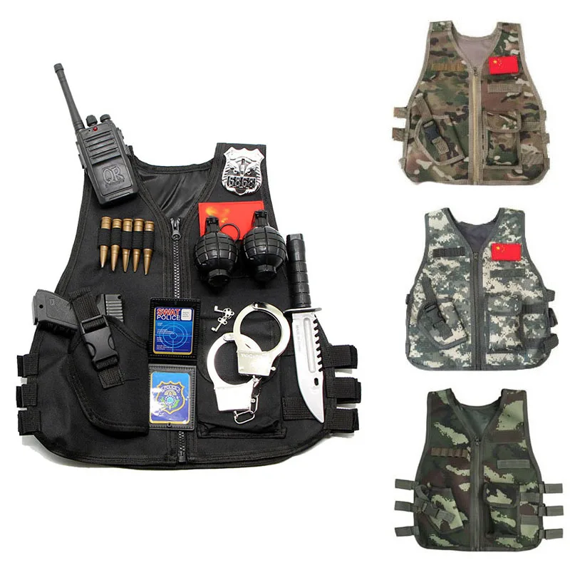 Summer Games Clothing - Gilet per bambini all'aperto Tattico Ragazzo