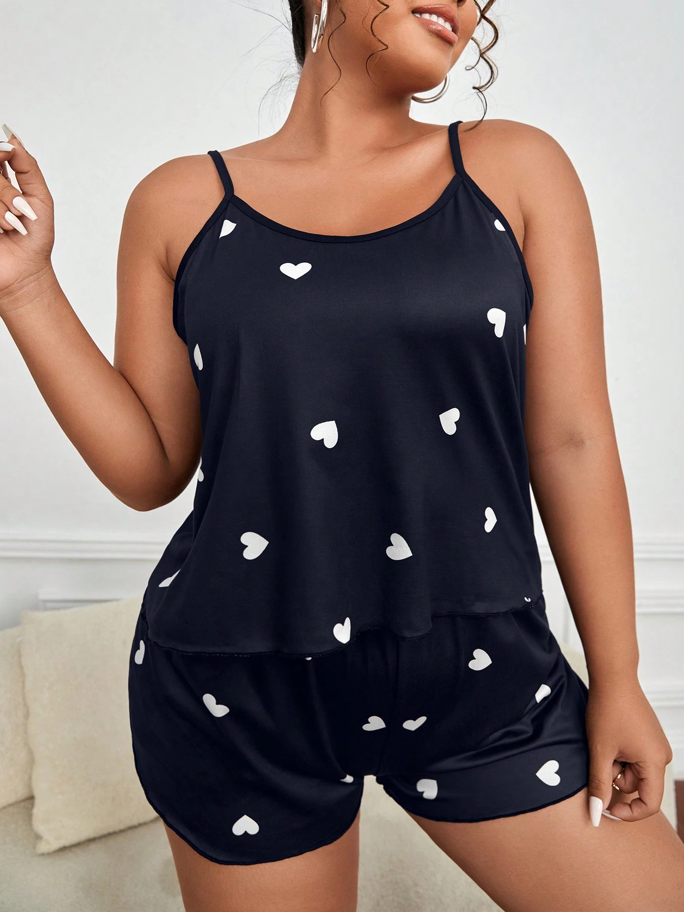 Summer Clothing Women - Set pigiama da donna 2 pezzi,