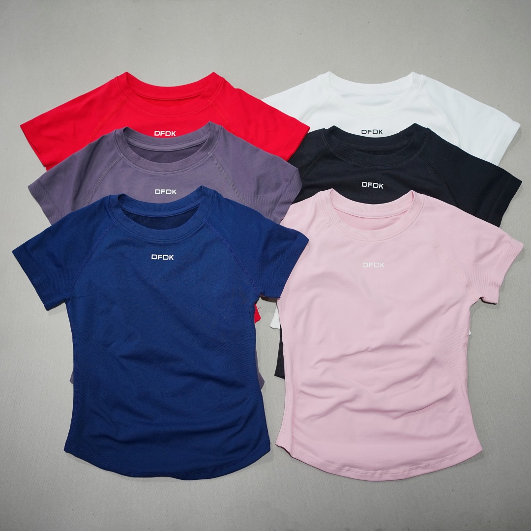 Summer Yoga Clothing - DFDK T-shirt elastica da donna a