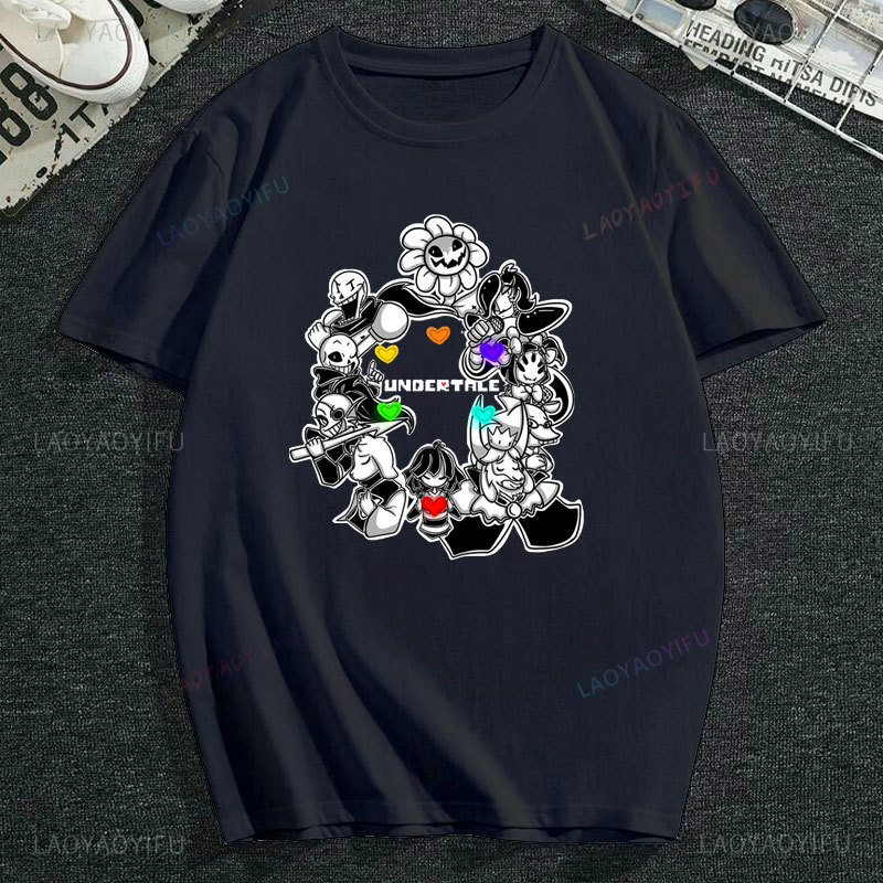 Summer Games Clothing - Magliette estive Undertale Cartoon Game Graphic