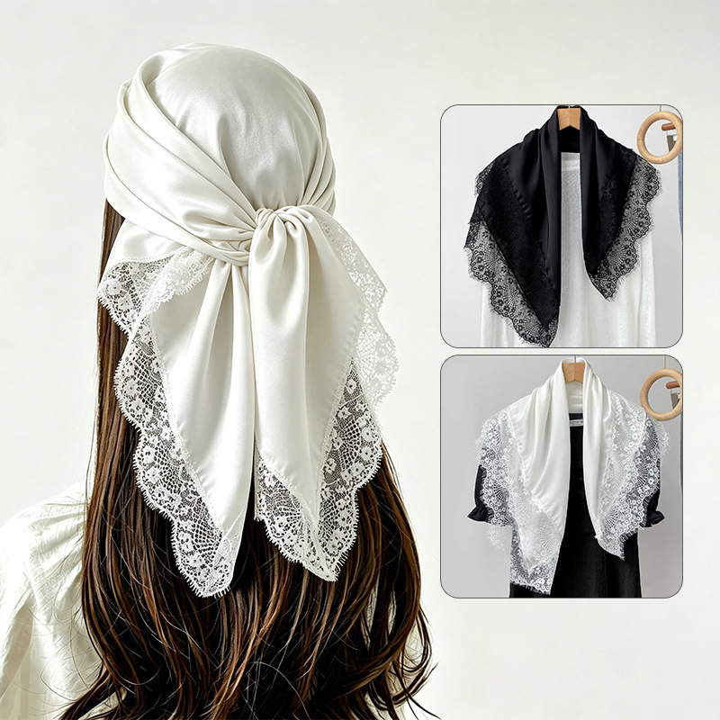 Summer Clothing Hijab - Foulard Quadrato 70x70cm da Donna con