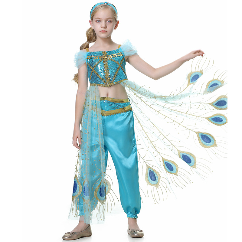 Jasmine Girls Princess Dress L - Summer Clothing For Kids Girls recensione e prezzo