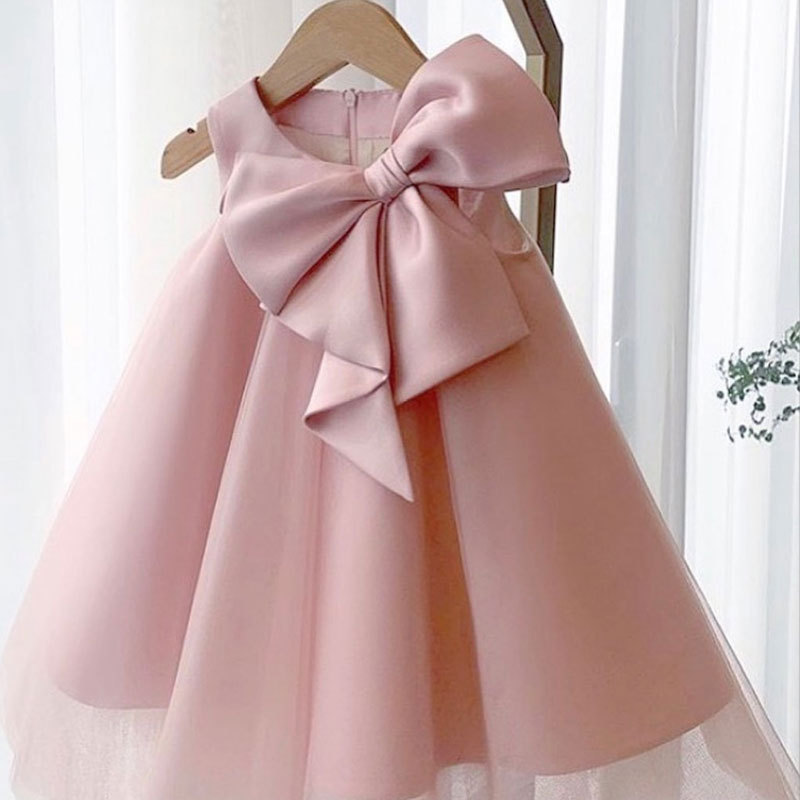 Summer Big Bow Baby Girl Dress - Summer Clothing Toddler recensione e prezzo