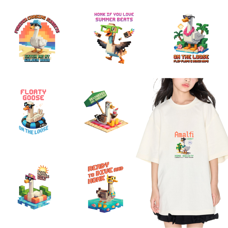 2 Pezzi Toppe Termoadesive DTF - Summer Clothing Vibes recensione e prezzo
