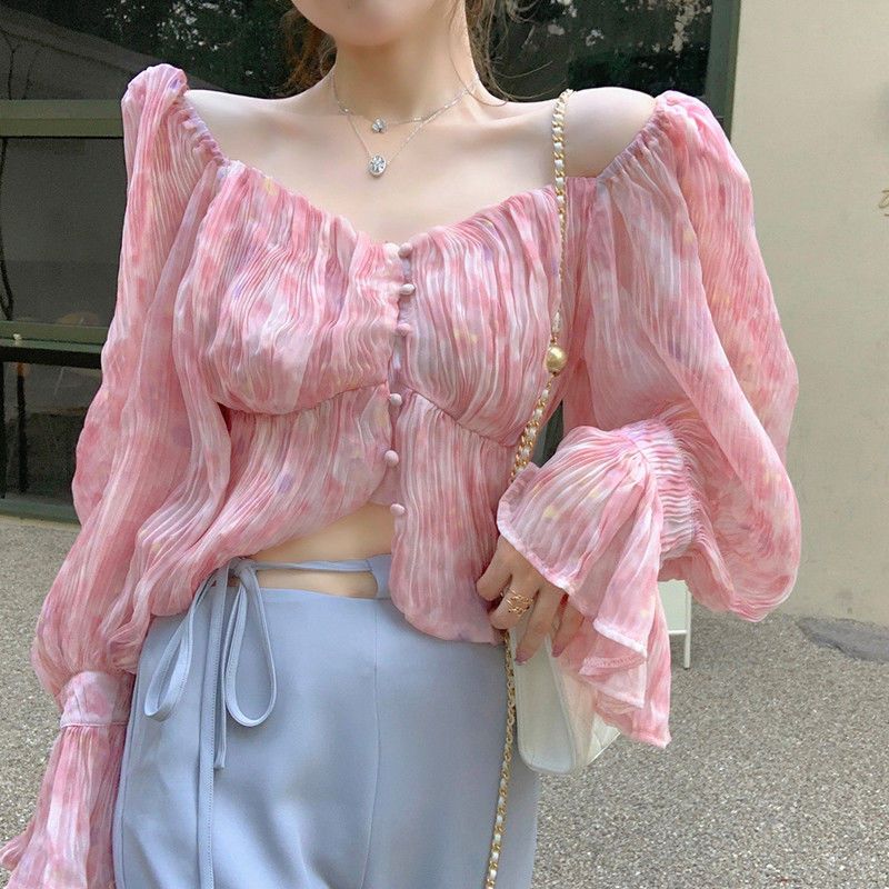 Sexy Kawaii Dolce Collo Quadra - Crop Blouse Linen recensione e prezzo