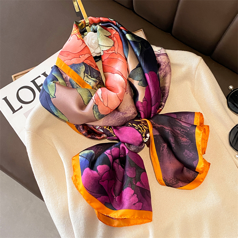 Moda 180x90cm sciarpa di seta  - Summer Clothing Hijab recensione e prezzo