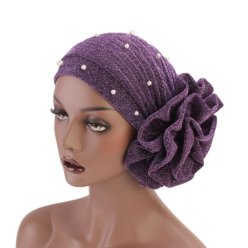 Estate Perline Fiore Turbante  - Summer Clothing Hijab recensione e prezzo