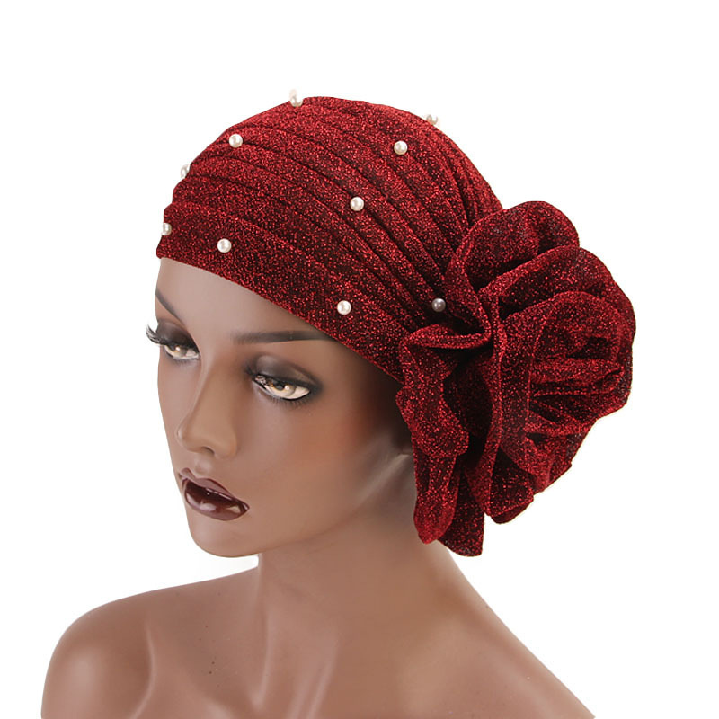 Estate Perline Fiore Turbante  - Summer Clothing Hijab recensione e prezzo