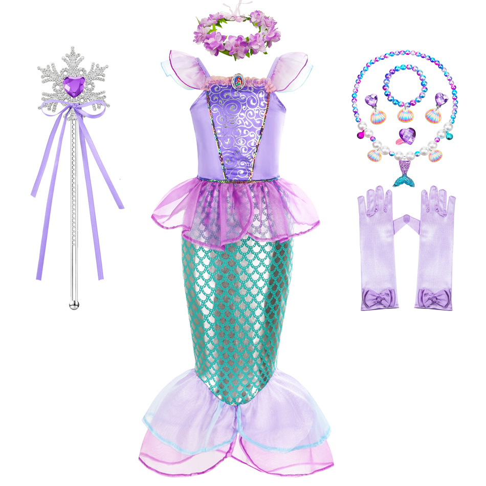 Costume da sirena per ragazze  - Summer Clothing For Kids Girls recensione e prezzo