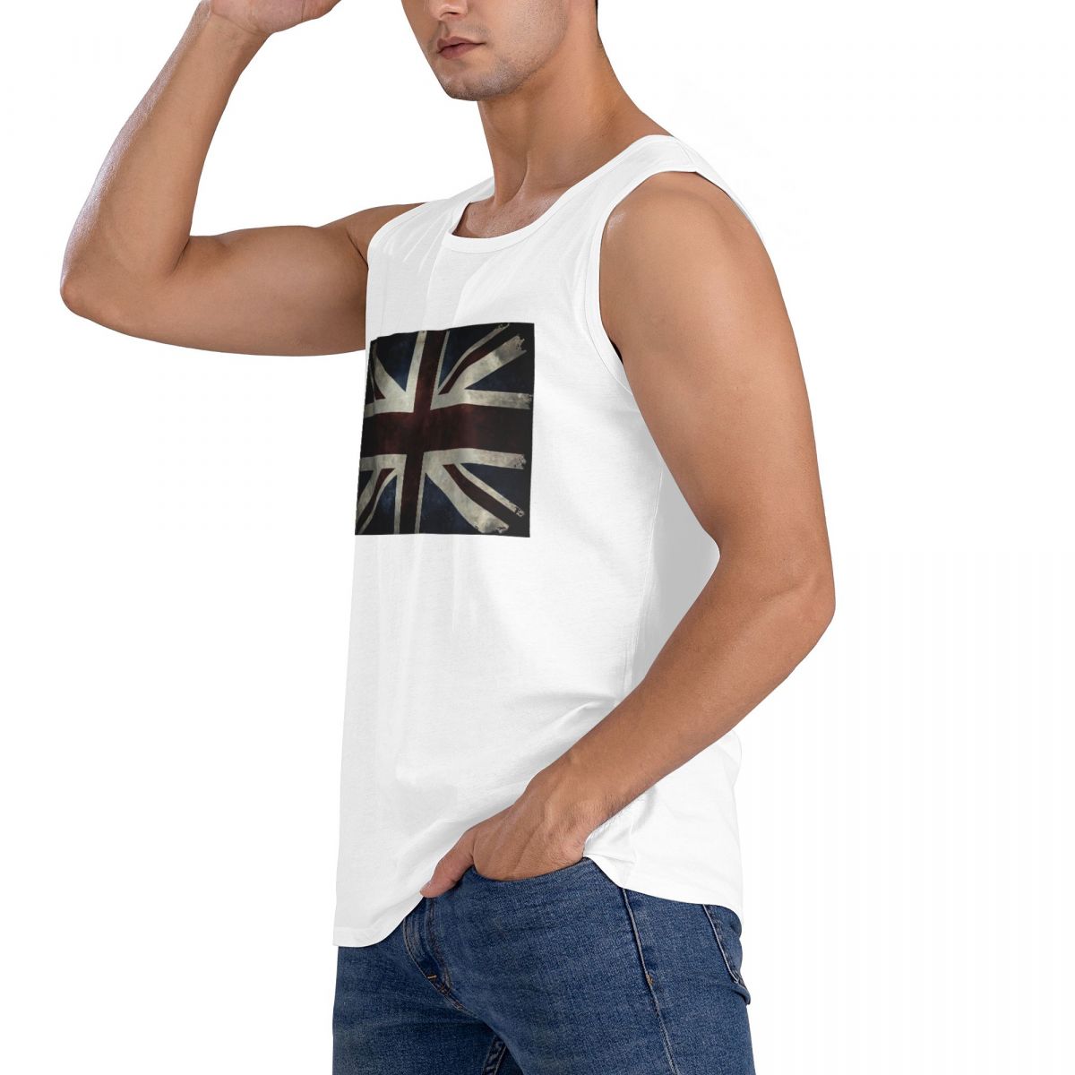 T-shirt senza maniche con band - Summer Clothing Uk Men recensione e prezzo