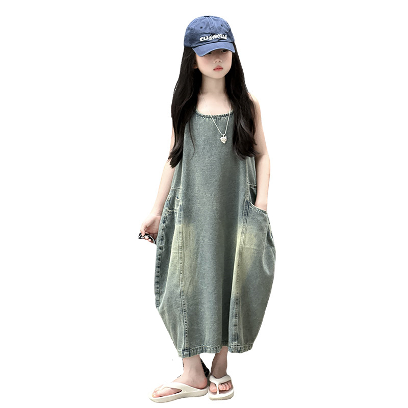 Vintage Blue Bambini Ragazze A - Summer Clothing For Girls recensione e prezzo
