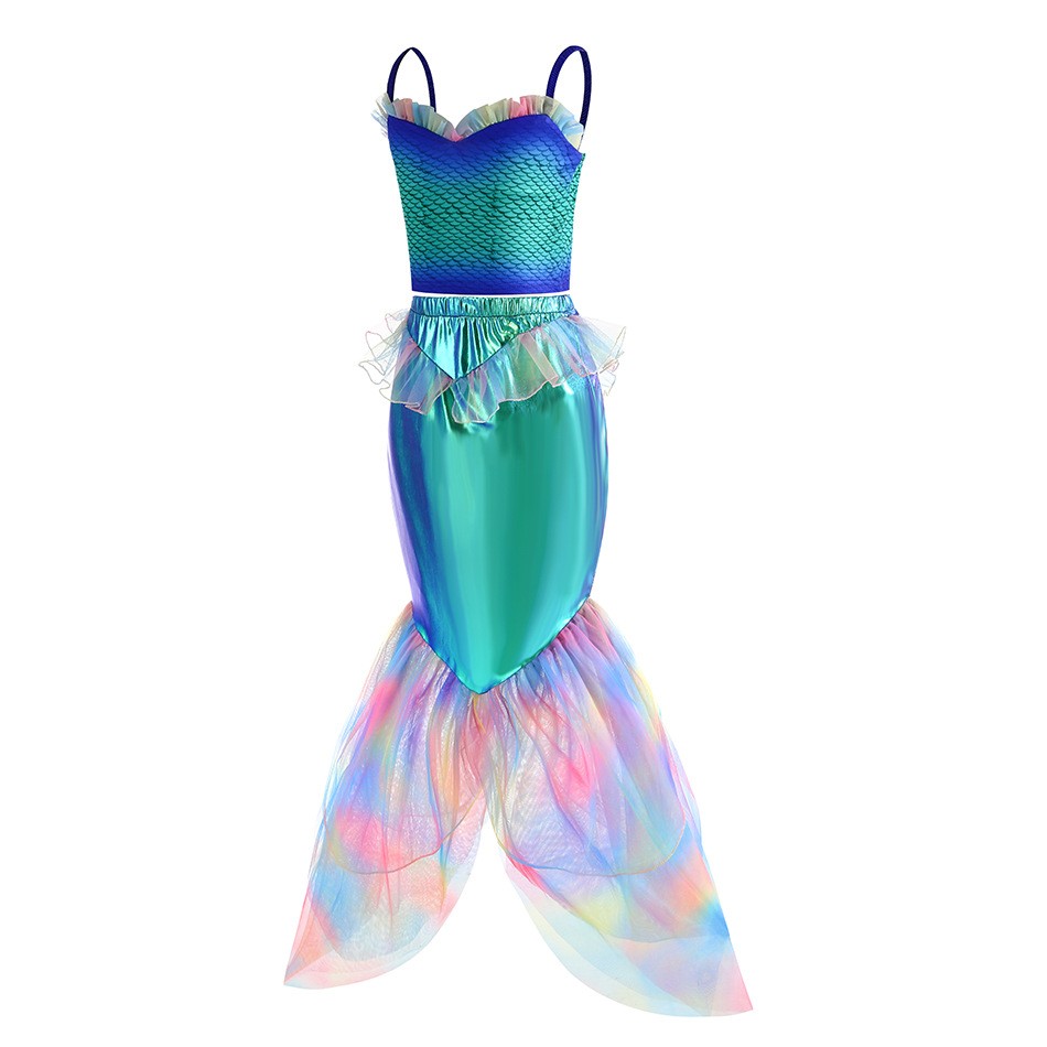 Disney Sirena Vestire Costume  - Summer Clothing For Kids Girls recensione e prezzo