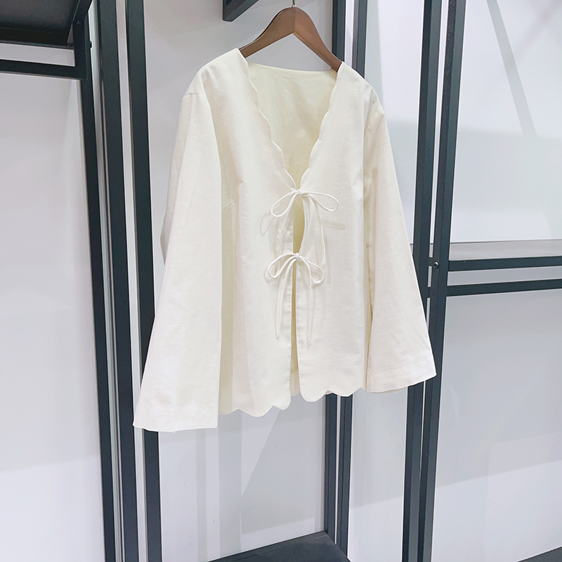 Nuova Camicetta Vintage Boho R - Crop Blouse Linen recensione e prezzo